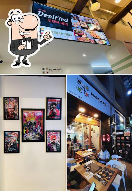 The interior of Masala Deli