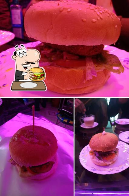 Order a burger at Adda The Cafe