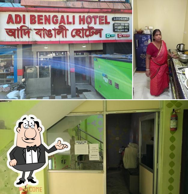 The interior of Adi Bengali Hotel