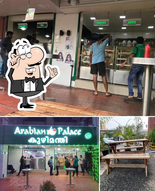 The interior of Arabian Palace Kaloor