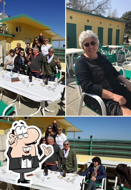 Gli interni di Bagno kontiki ultima spiaggia Marina di Ravenna