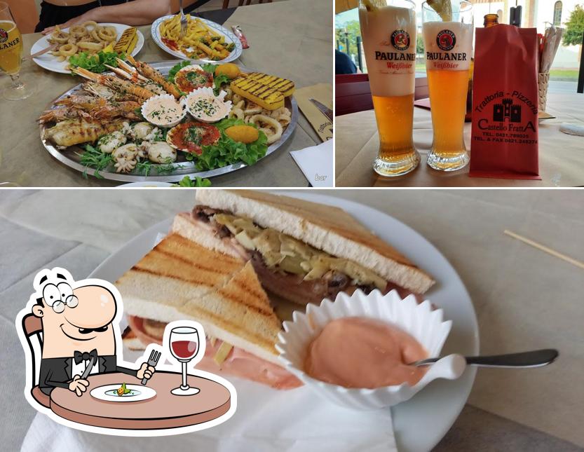 La immagine di cibo e birra da Bar Pizzeria Trattoria 'Al Castello'