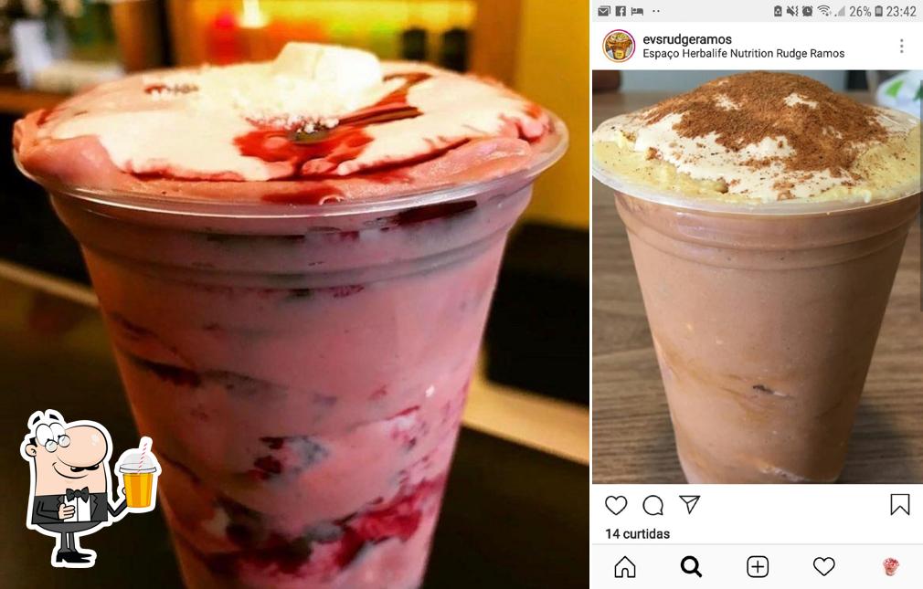 Desfrute de um drinque no EVS - Espaço Vida Saudável Herbalife