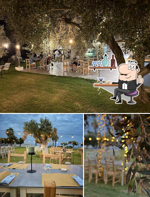 Gli interni di Osteria di fuori porta