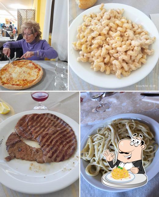 Spaghetti alla carbonara al Trattoria Del Beccaccino