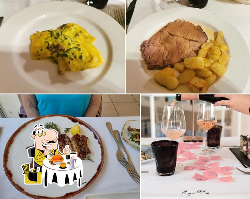 Cibo al Ristorante Ragno D'Oro
