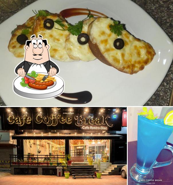 Among various things one can find food and beverage at Café Coffee Break-CCB