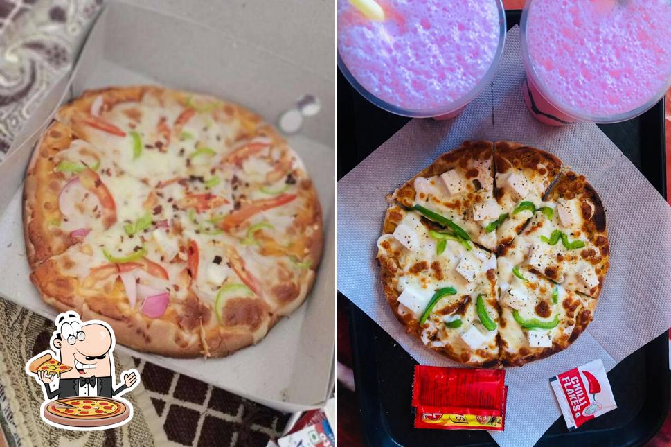 Pick pizza at Eat and treat’s cafe