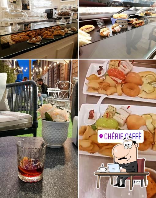 Dai un'occhiata agli interni di Chérie Caffè