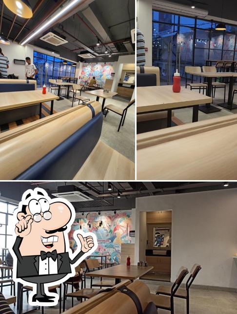 The interior of Domino's Pizza Prem Nagar, Gurugram