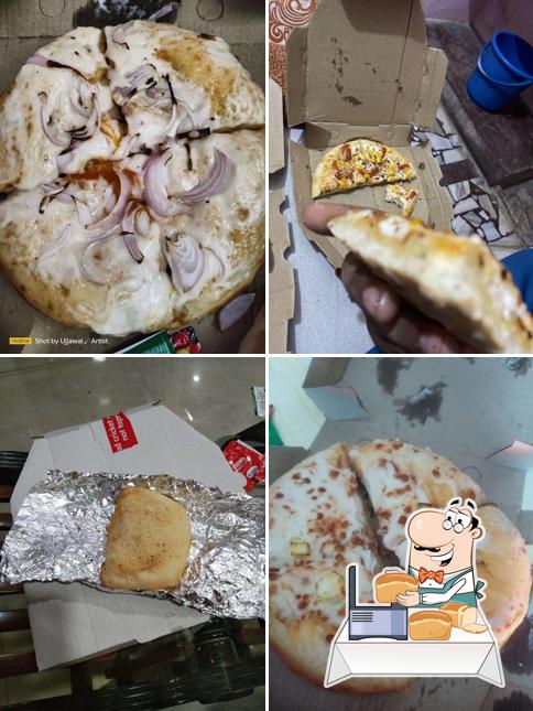 Garlic bread at Hot Pizza Express