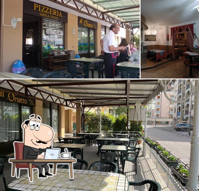 Gli interni di Pizzeria All'Orsetto