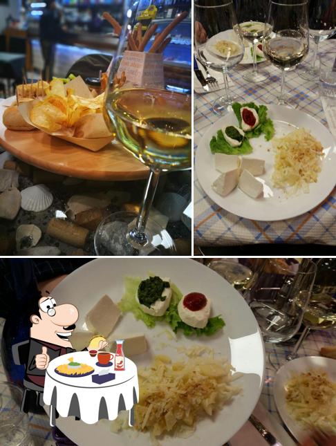 Piatto di formaggi al Bar Tea Rolando Debora