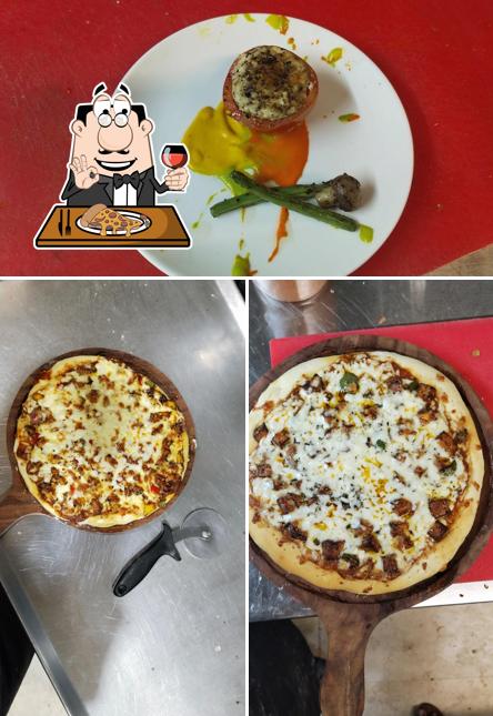 Get pizza at Appetite The Restocafe