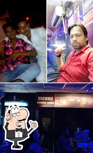 The interior of Brownie Drinking Lounge