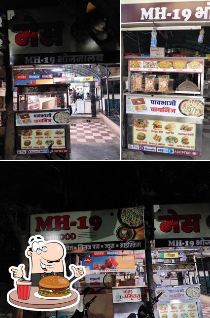 Try out a burger at Mh19 Sukh Sagar