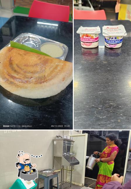 Meals at New Basava Cafe