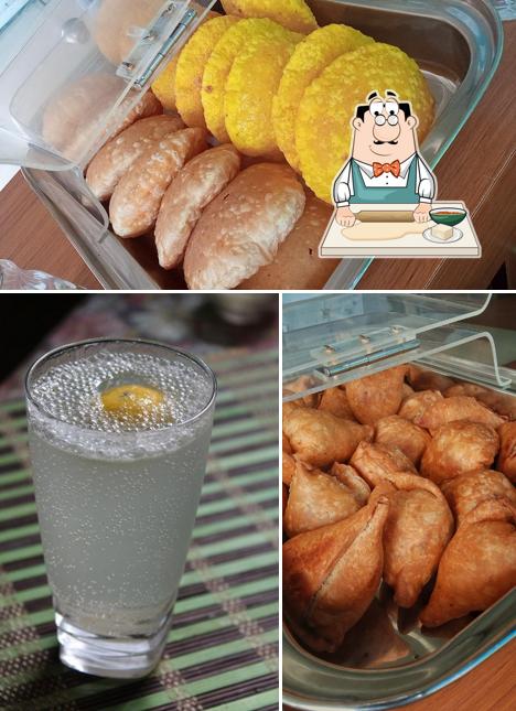 Samosa at Refresh Cafe Soorya Puttur