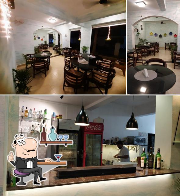 The interior of Salt by the bay