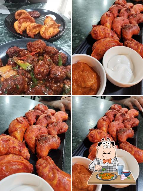 Chicken wings at Royal's cafe