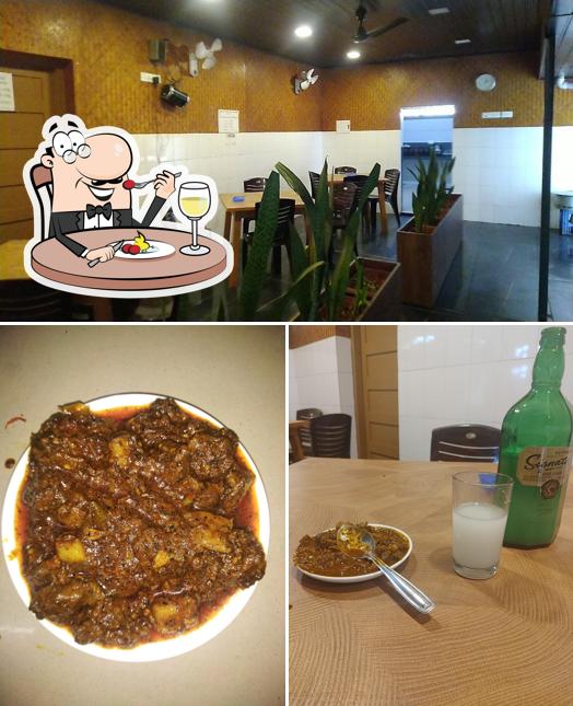 This is the image showing food and interior at Toddy Shop