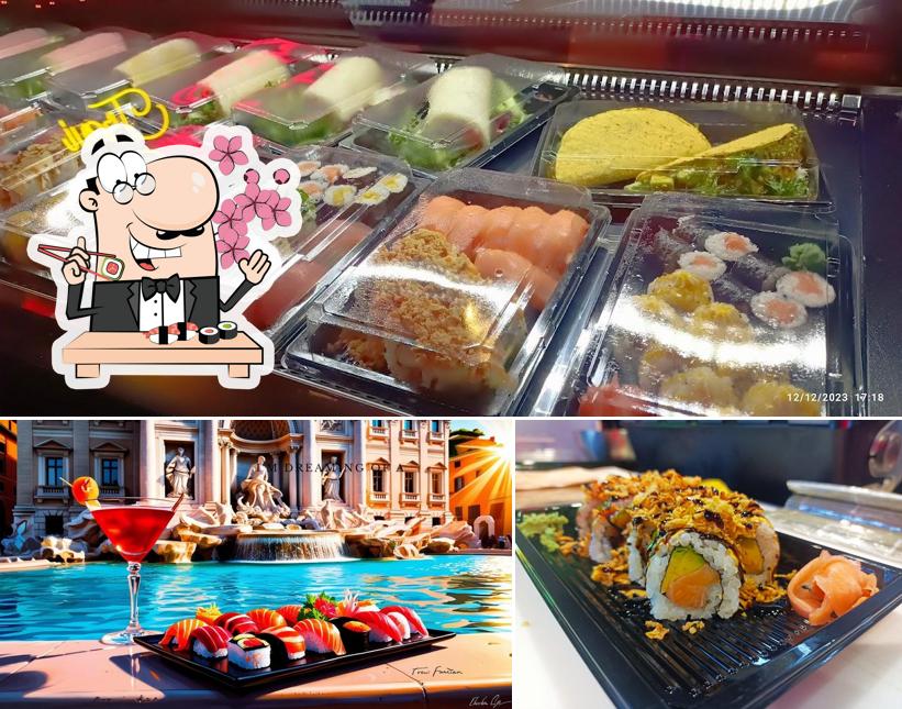 Scegli le varie opzioni di sushi