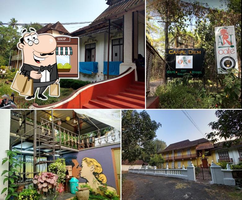 Check out the outside part of Carpe Diem Art Gallery, Learning Centre and Cafe