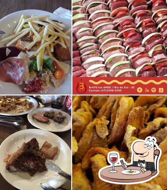 Platos en Bom Churrasco