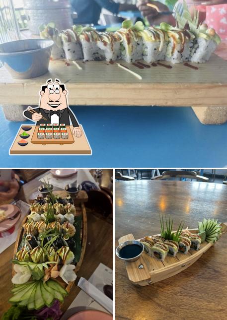 Get various sushi options