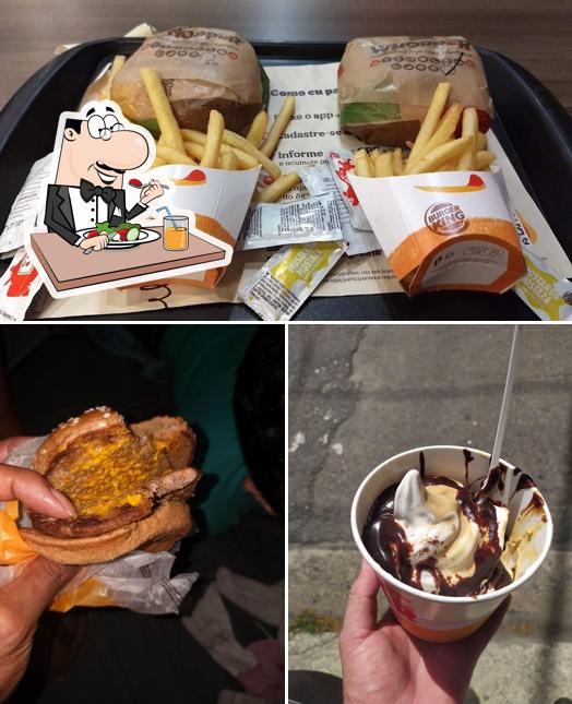 Comida em Burger King