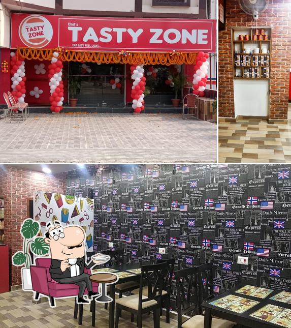 Take a seat at one of the tables at Chefs tasty zone