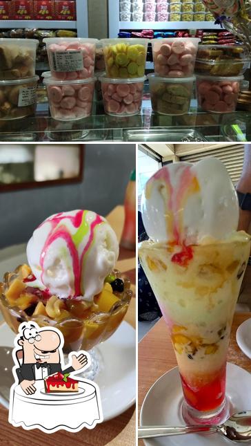 KR Bakes & Restaurant ALUVA serves a number of sweet dishes