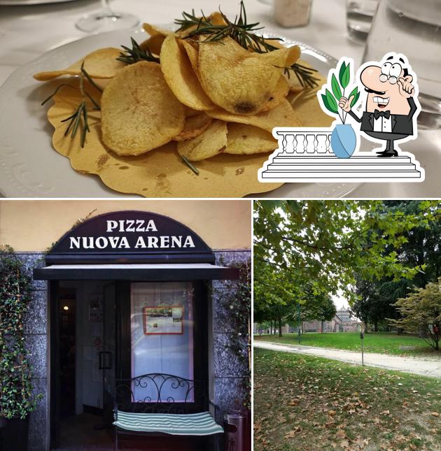 La foto di esterno e cibo da Ristorante Nuova Arena