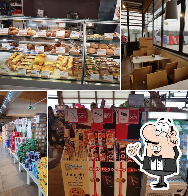 Gli interni di Autogrill San Demetrio Ovest