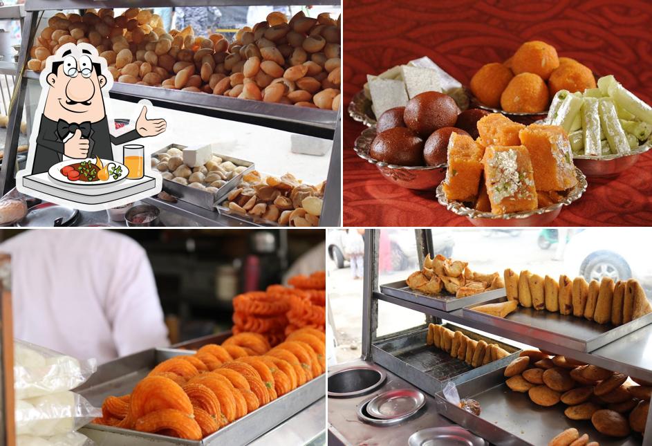 Food at Bikaner sweets corner