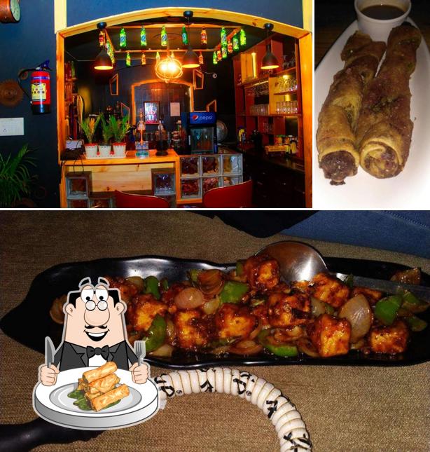 Spring rolls at Cafe hide 'n' seek