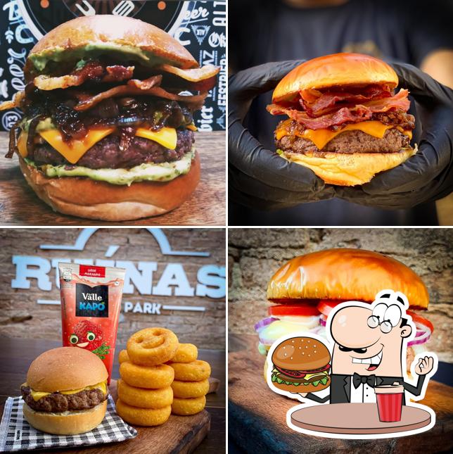 Peça um hambúrguer no Guimbu's Burger