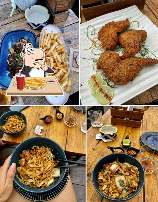 French fries at PÒ Resto