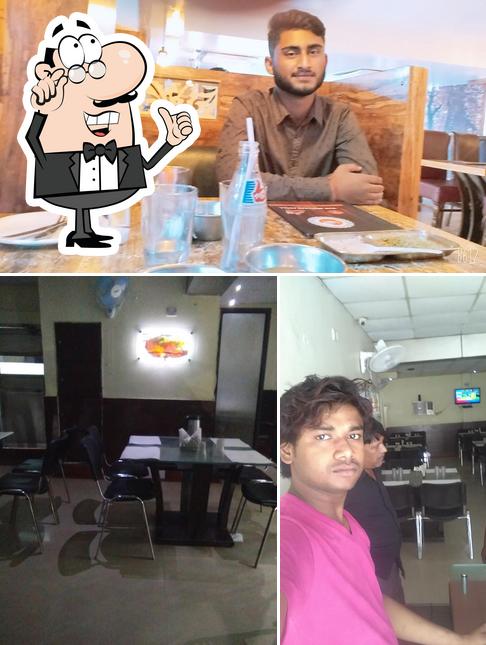 The interior of The Briyani House