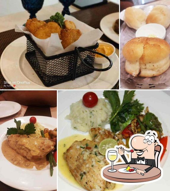 Food at The IVY Restaurant