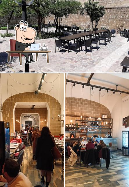 Gli interni di Cortenova Restaurant