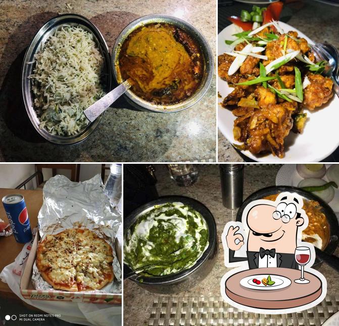 Food at 21 A Rooftop Restaurant