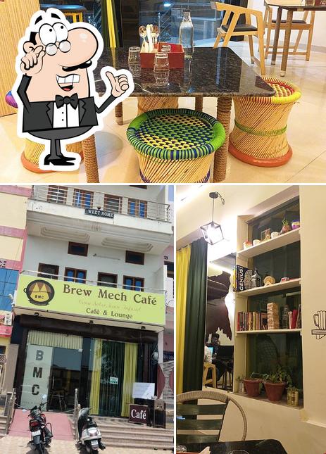 The interior of Brew mech cafe