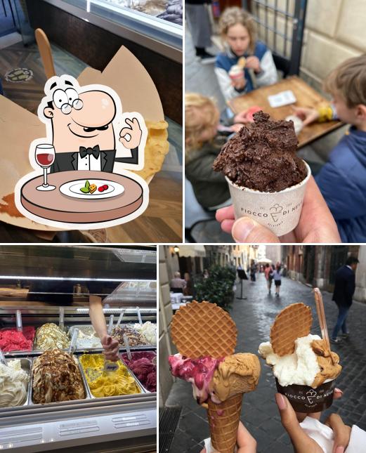 Cibo al Gelateria Fiocco di neve