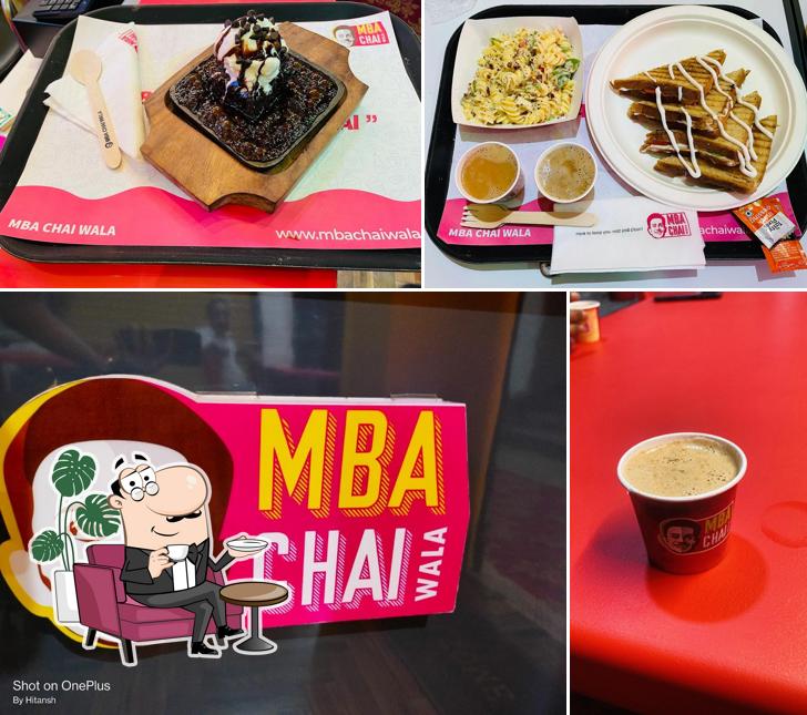 The interior of MBA Chai Wala Kishanganj