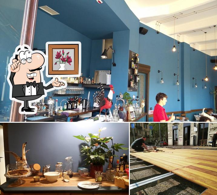 La interni e esterno del ristorante