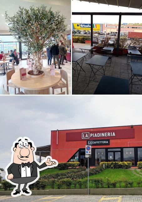 Tra le diverse cose da La Piadineria si possono trovare la interni e esterno