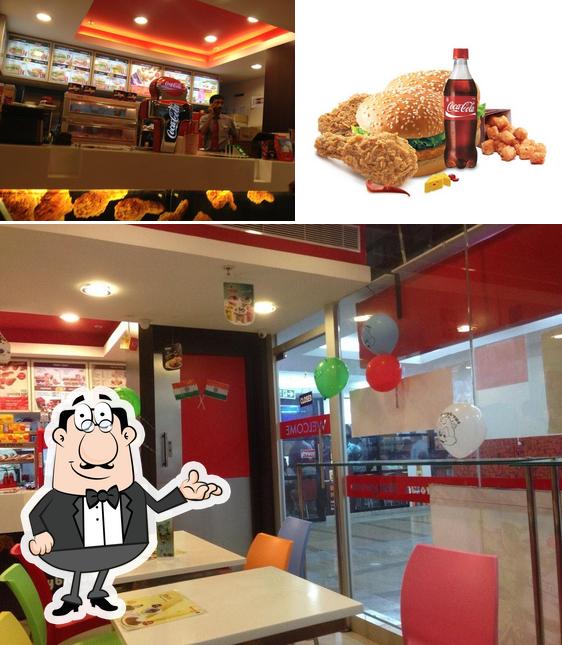 Among different things one can find interior and beverage at Marrybrown