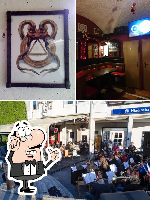 Gli interni di Bar Kovačija