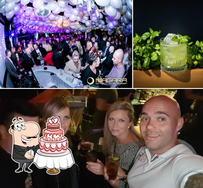 Niagara cocktail bar si caratterizza per la nozze e bevanda